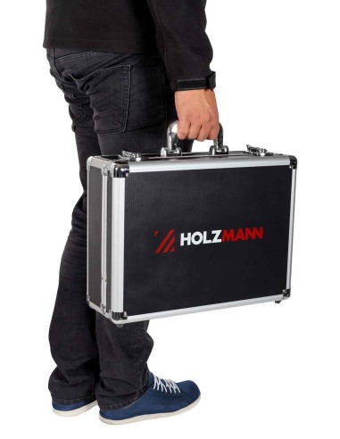 9 - Valigia attrezzi completa 119 utensili Holzmann wzk119eco