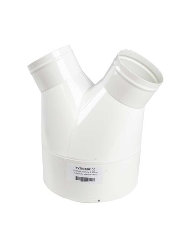 1 - Raccordo tubo y x tubo aspiratrucioli 200-100mm Holzmann yv200100100