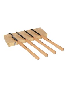 Set 4 sgorbie legno 506mm con placchetta hm intercambiabile Holzmann h4tlgm