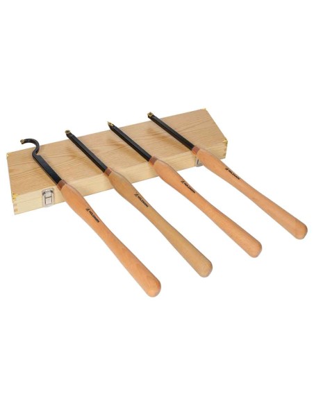 Set 4 sgorbie legno 602mm con placchetta hm intercambiabile hm Holzmann h4tlgxl