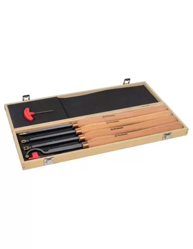 Set 4 sgorbie legno 602mm con placchetta hm intercambiabile hm Holzmann h4tlgxl