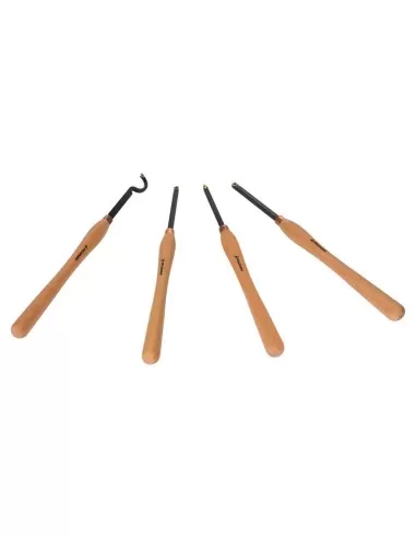 Set 4 sgorbie legno 602mm con placchetta hm intercambiabile hm Holzmann h4tlgxl