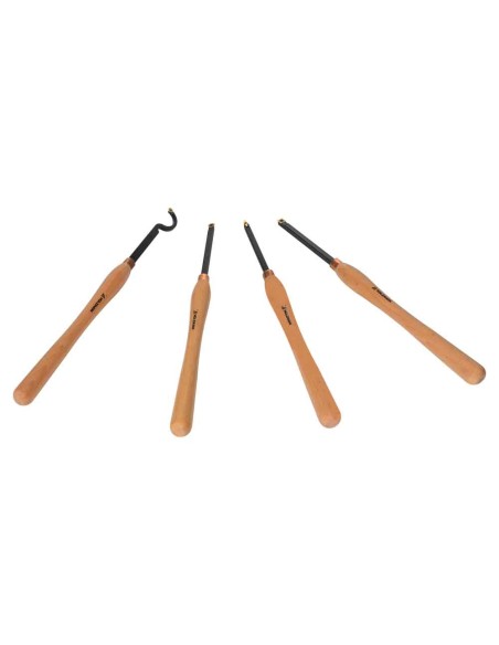 Set 4 sgorbie legno 602mm con placchetta hm intercambiabile hm Holzmann h4tlgxl