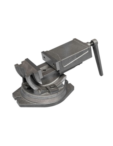 Morsa x macchine utensili con tavola girevole e inclinabile 125mm Holzmann iu125