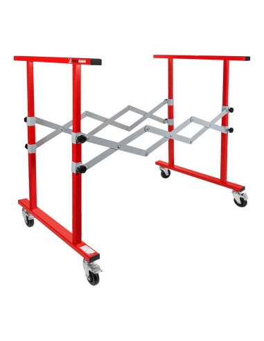 Cavalletto estendibile pieghevole con ruote Holzmann kb100twin