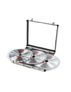 Set 3 lame circolari widia hm x legno 254 z54-z42-z60 Holzmann