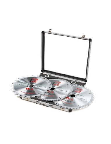 Set 3 lame circolari widia hm x legno 254 z54-z42-z60 Holzmann