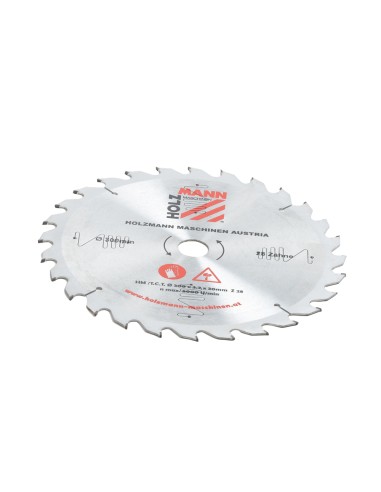 Set 3 lame circolari widia hm x legno 300 z28-z48-z72 Holzmann