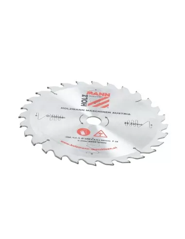 4 - Set 3 lame circolari widia hm x legno 300 z28-z48-z72 Holzmann