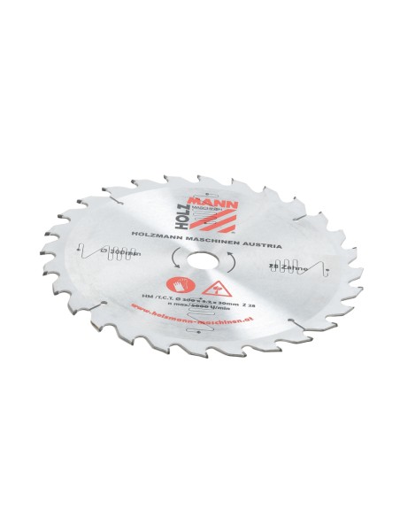 Set 3 lame circolari widia hm x legno 300 z28-z48-z72 Holzmann