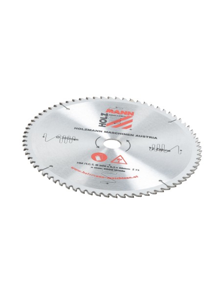 Set 3 lame circolari widia hm x legno 300 z28-z48-z72 Holzmann