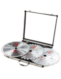 Set 3 lame circolari widia hm x legno 315 z28-z48-z72 Holzmann