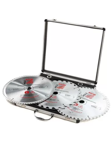 1 - Set 3 lame circolari widia hm x legno 315 z28-z48-z72 Holzmann