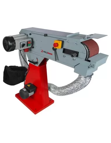 Levigatrice a nastro x metallo con aspiratore 2000x150mm Holzmann msm150abs_400v