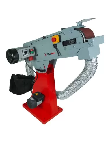 Levigatrice a nastro x metallo con aspiratore 2000x150mm Holzmann msm150abs_400v