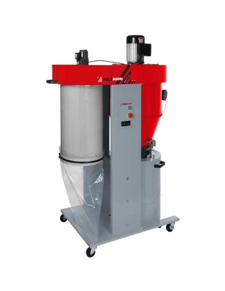 Aspiratore trucioli ciclonico carrellato Holzmann rle1500_230v Aspiratore trucioli ciclonico carrellato Holzmann rle1500_230v