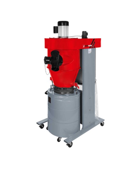 Aspiratore trucioli ciclonico carrellato Holzmann rle1500_230v