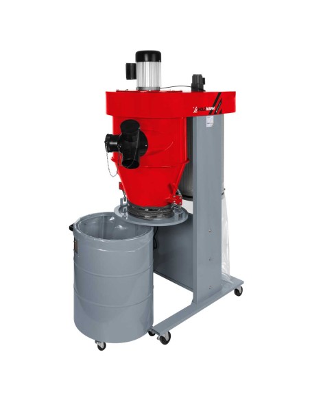 Aspiratore trucioli ciclonico carrellato Holzmann rle1500_230v