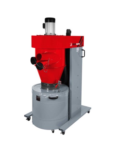 Aspiratore trucioli ciclonico carrellato Holzmann rle2200_400v