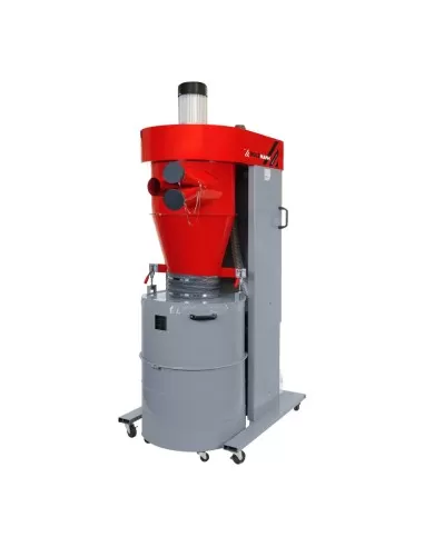 Aspiratore trucioli ciclonico carrellato Holzmann rle3000_400v