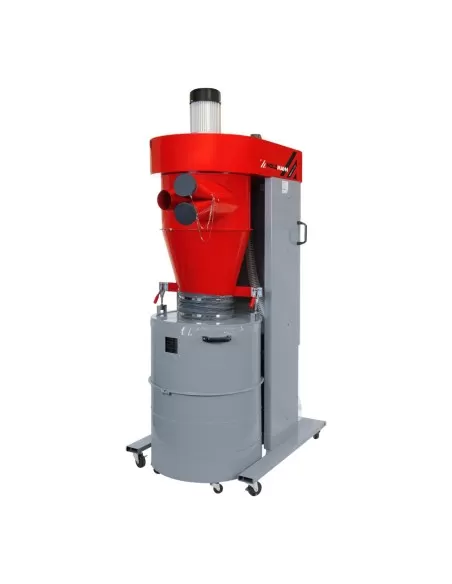 Aspiratore trucioli ciclonico carrellato Holzmann rle3000_400v Aspiratore trucioli ciclonico carrellato Holzmann rle3000_400v