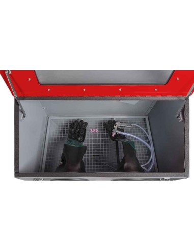 Sabbiatrice a cabina 220 litri Holzmann sk220_230v