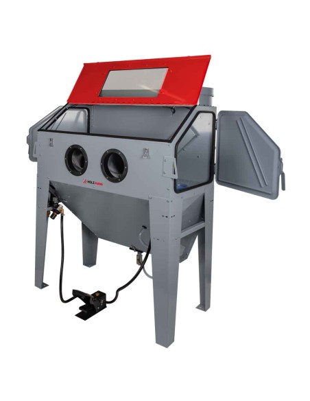 Sabbiatrice a cabina con aspiratore 420 litri Holzmann sk420_230v