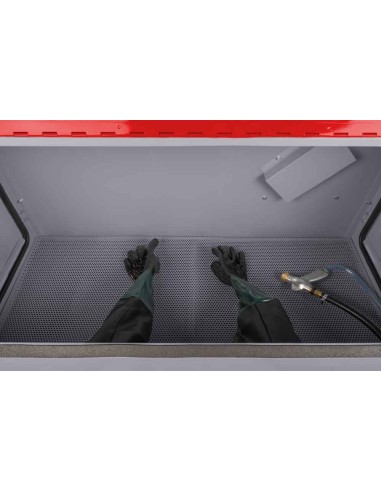 Sabbiatrice a cabina con aspiratore 420 litri Holzmann sk420_230v