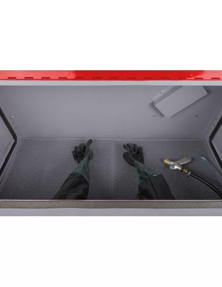 Sabbiatrice a cabina con aspiratore 420 litri Holzmann sk420_230v Sabbiatrice a cabina con aspiratore 420 litri Holzmann sk420_230v