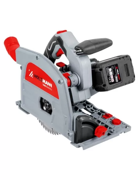 1 - Sega circolare immersione 165mm batteria 2x20v Holzmann tas165akku