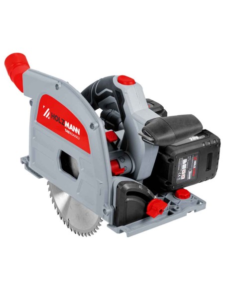 Sega circolare immersione 165mm batteria 2x20v Holzmann tas165akku