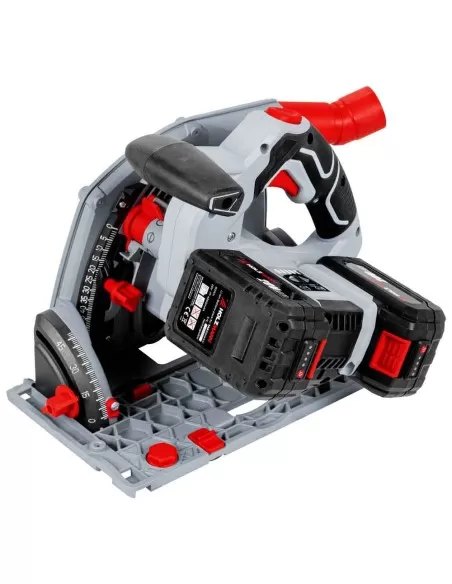 4 - Sega circolare immersione 165mm batteria 2x20v Holzmann tas165akku