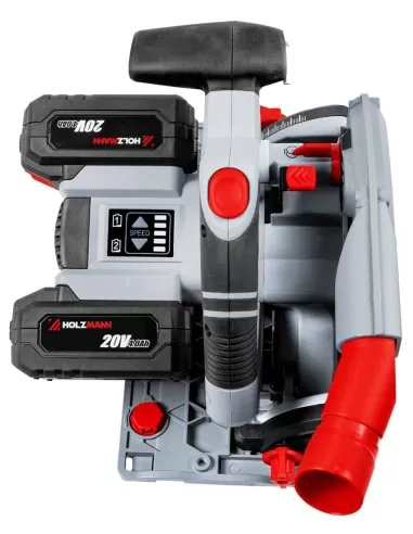 5 - Sega circolare immersione 165mm batteria 2x20v Holzmann tas165akku