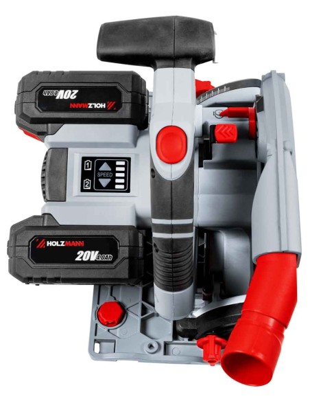 Sega circolare immersione 165mm batteria 2x20v Holzmann tas165akku