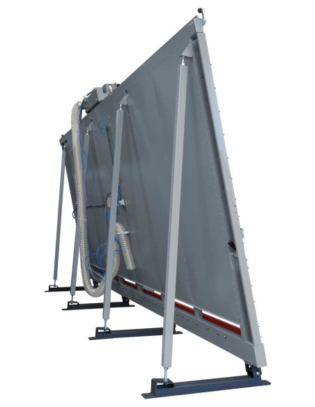 Sezionatrice verticale x pannelli in legno 4.2x2.2mt Holzmann vps4222_400v