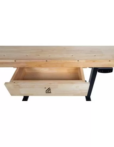 4 - Banco da lavoro in legno regolabile in altezza x falegnameria wb150elift_230v
