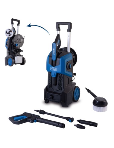 1 - Idropulitrice elettrica 180bar 480 l/h acqua fredda 2400w Scheppach shd180