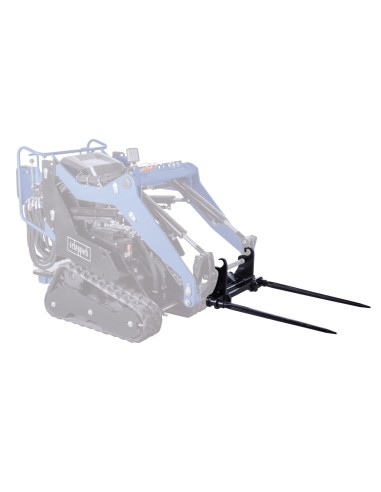 Forca per balle per mini pala mkl730 Scheppach
