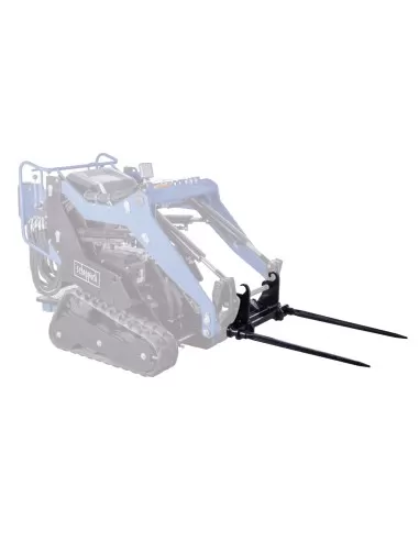Forca per balle per mini pala mkl730 Scheppach