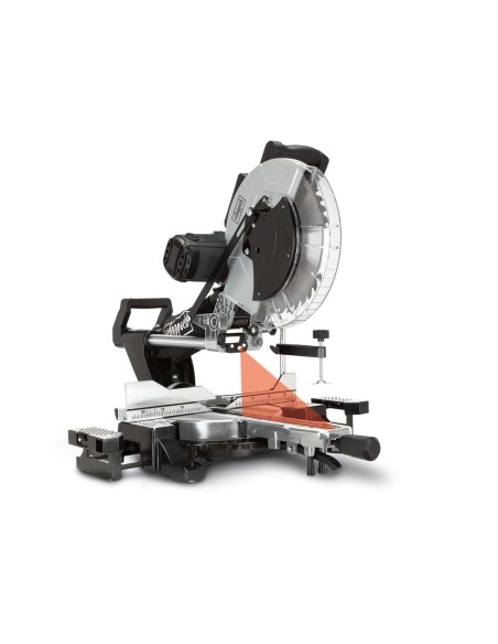 Troncatrice radiale per legno 305mm 2000w Scheppach Black kzgs305-be