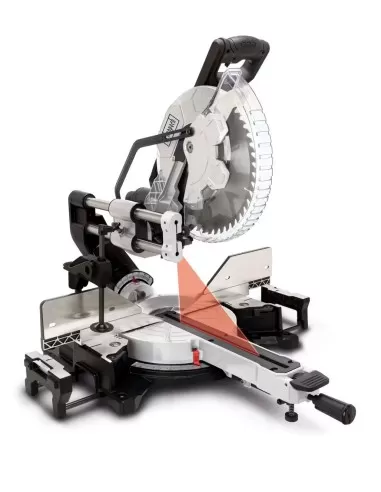 1 - Troncatrice radiale da legno 305mm 2000w Scheppach Black kzgs310ps-be