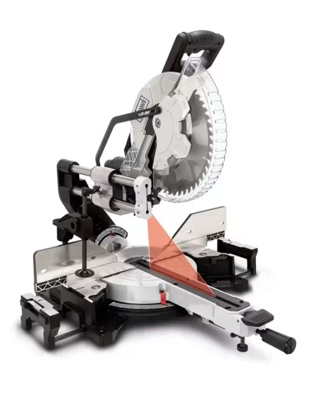 1 - Troncatrice radiale da legno 305mm 2000w Scheppach Black kzgs310ps-be