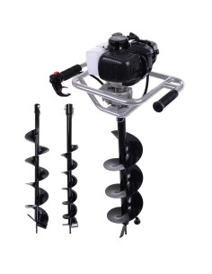 Mototrivella a scoppio 52cc 1,97cv 3 eliche incluse Scheppach Black bag2000-be