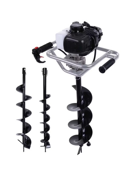 Mototrivella a scoppio 52cc 1,97cv 3 eliche incluse Scheppach Black bag2000-be Mototrivella a scoppio 52cc 1,97cv 3 eliche incluse Scheppach Black bag2000-be