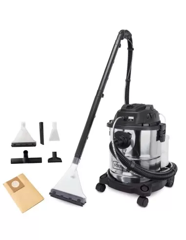 1 - Lava moquette tessuti e tappezzerie 1600w Scheppach Black cuc20-be