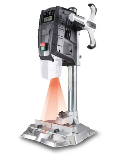 1 - Trapano a colonna da banco con laser 710 w Scheppach Black btd55vario-be