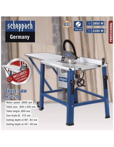 BANCO SEGA CIRCOLARE DA TAVOLO ?© 315 2200 W SCHEPPACH HS120o