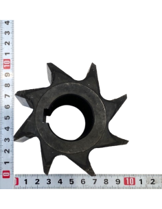 1 - Rullo di ricambio per biotrituratori Scheppach gs60 e gs70