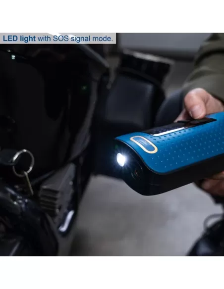 5 - Mini compressore portatile senza fili 8V 10.3 bar 2000 mAh Scheppach ac10/8v