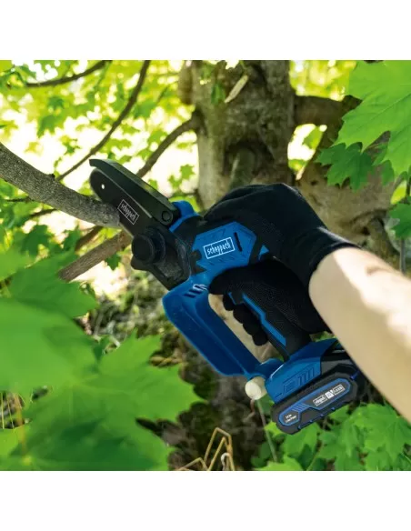 Potatore c-ps100-x 20v con batteria 2,0Ah e caricabatteria ixes Scheppach